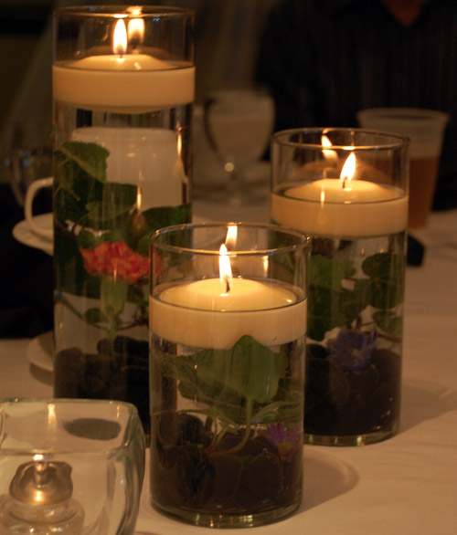 Polished Black Rock - Event Rentals - Polished black rock rental for wedding centerpieces